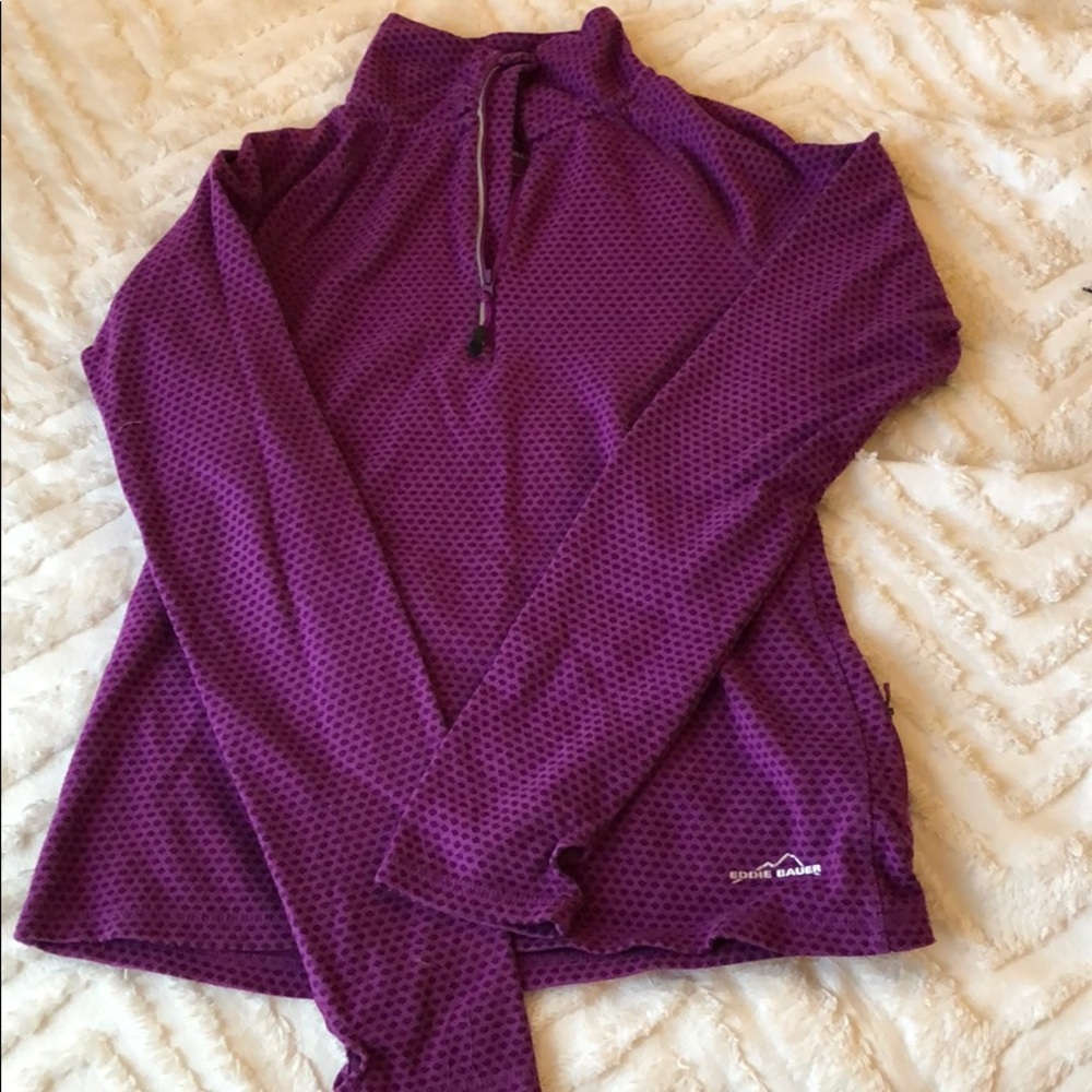 Eddie Bauer Purple Pull-Over